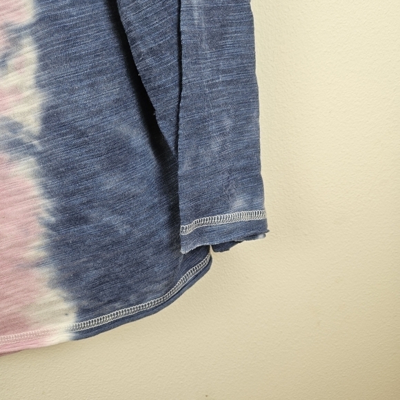 Chaser Plus Tie-Dye Waffle Top Size 1X - Picture 4 of 9